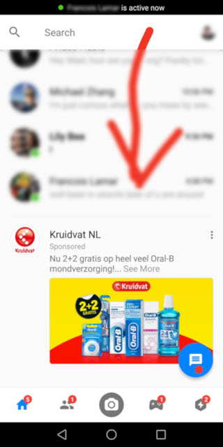 facebook ad messenger