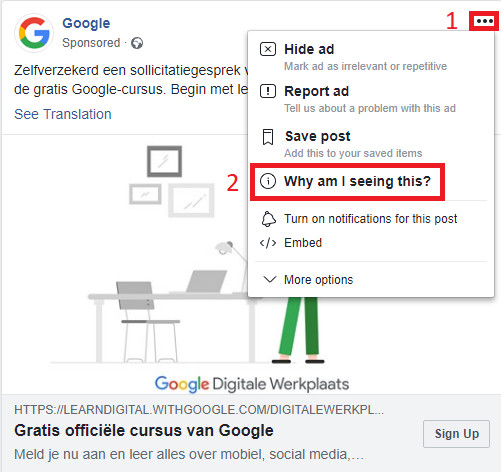 why am i seeing this ad